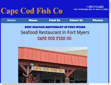 Tablet Screenshot of capecodfishco.com